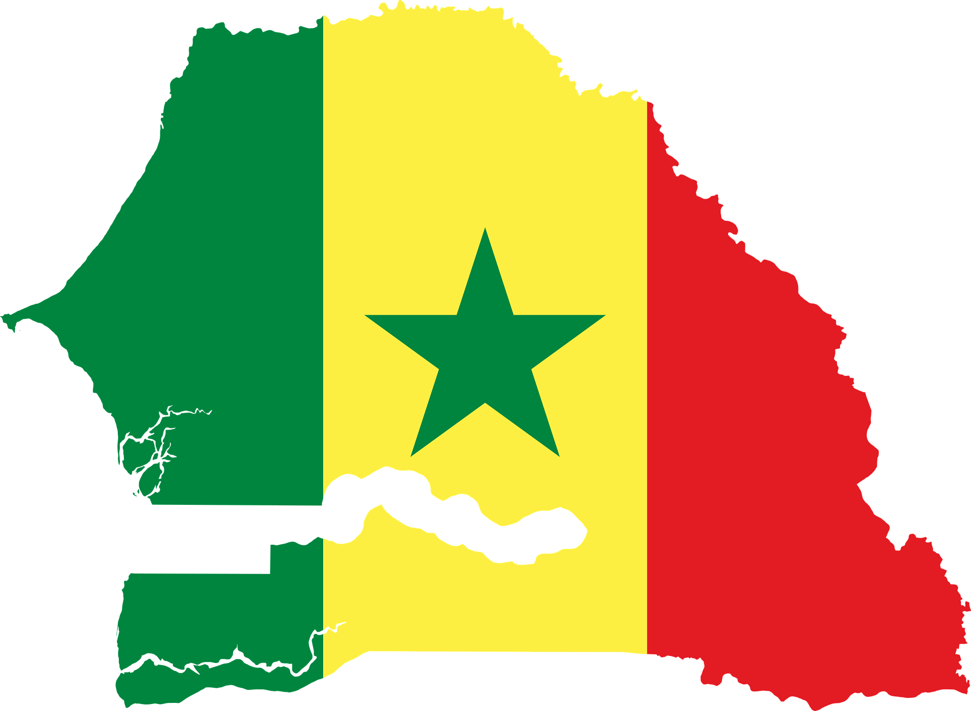 senegal map